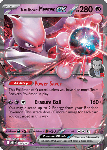 Team Rocket's Mewtwo ex